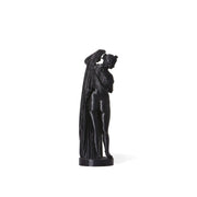 Statua Venere Afrodite Callipigia nera, vista posteriore