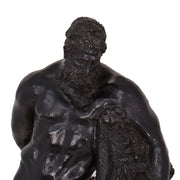 Statua di Ercole in riposo bronzo