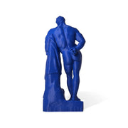 Statua tridimensionale di Eracle in PLA, colore blu
