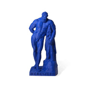 Statua di Ercole Farnese stampata in 3D, colore blu