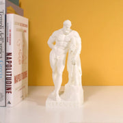 Statua di Ercole stampata in 3D, colore bianco