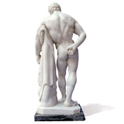 Ercole Farnese in marmo, altezza 33 cm