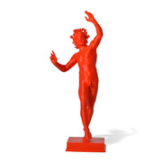 Statua tridimensionale fauno danzante Pompei