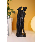 Visuale posteriiore, Statua Venere Afrodite Callipigia nera