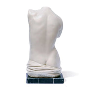 Torso Venere di Milo, scultura in marmo 27 cm